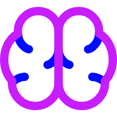 Brain Icon from Flex Neon Set