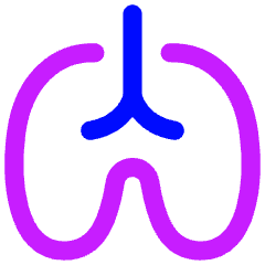 Lungs Icon from Flex Neon Set