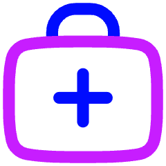 Medical Bag Icon from Flex Neon Set