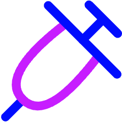 Syringe Icon from Flex Neon Set