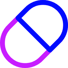 Tablet Capsule Icon from Flex Neon Set