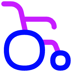 Wheelchair Icon from Flex Neon Set