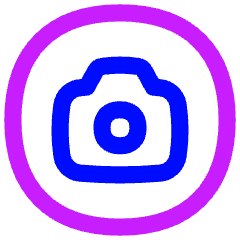 Camera Circle Icon from Flex Neon Set