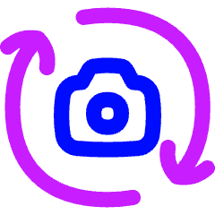 Camera Flip 1 Icon from Flex Neon Set