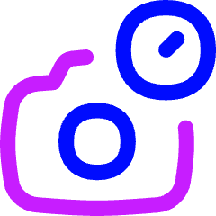 Camera Timer Icon from Flex Neon Set