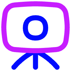 Camera Tripod Icon from Flex Neon Set