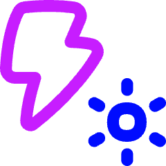 Flash Constant Light Icon from Flex Neon Set