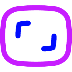 Focus Frame Icon from Flex Neon Set