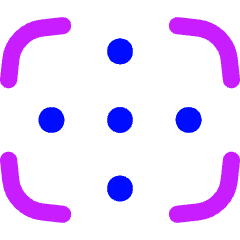 Focus Points Icon from Flex Neon Set