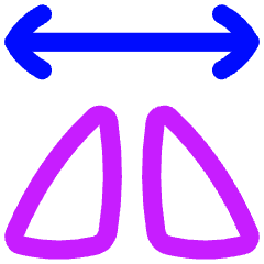 Mirror Horizontally Icon from Flex Neon Set