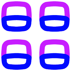 Polaroid Four Icon from Flex Neon Set