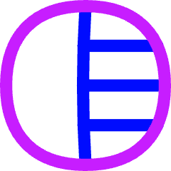 Right Half Shadow Circle Icon from Flex Neon Set
