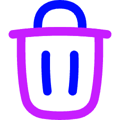 Recycle Bin 2 Icon from Flex Neon Set