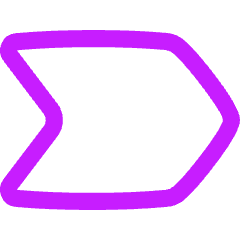 Tag Chevron Icon from Flex Neon Set