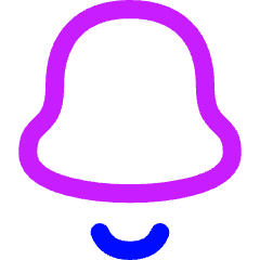 Bell Notification Icon from Flex Neon Set
