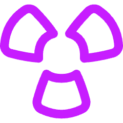 Radioactive 1 Icon from Flex Neon Set