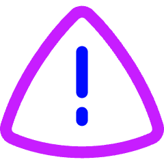 Warning Triangle Icon from Flex Neon Set