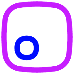 Align Bottom Left Circle Icon from Flex Neon Set