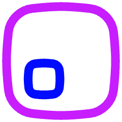 Align Bottom Left Square Icon from Flex Neon Set