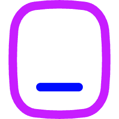 Align Bottom Vertical Icon from Flex Neon Set