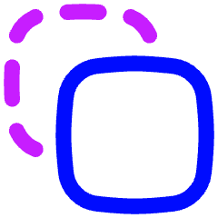 Align Front 2 Icon from Flex Neon Set