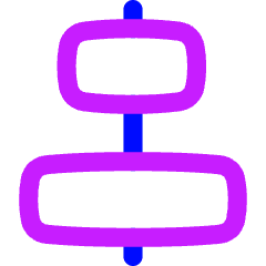 Align Horizontal Center 1 Icon from Flex Neon Set