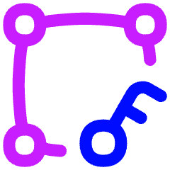 Align Key Object Icon from Flex Neon Set