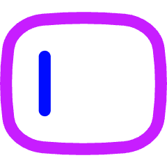 Align Left Horizontal Icon from Flex Neon Set