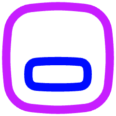 Align Object Bottom Icon from Flex Neon Set