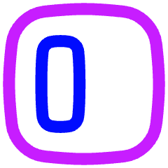 Align Object Left Icon from Flex Neon Set