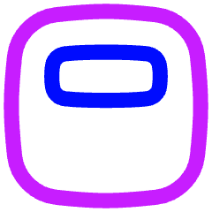 Align Object Top Icon from Flex Neon Set