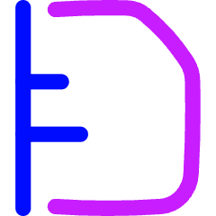 Align Page Icon from Flex Neon Set