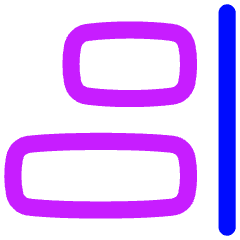 Align Right 1 Icon from Flex Neon Set