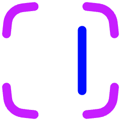 Align Right Frame Icon from Flex Neon Set