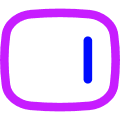 Align Right Horizontal Icon from Flex Neon Set