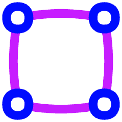 Align Selection Icon from Flex Neon Set