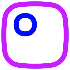 Align Top Left Circle Icon from Flex Neon Set