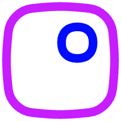 Align Top Right Circle Icon from Flex Neon Set