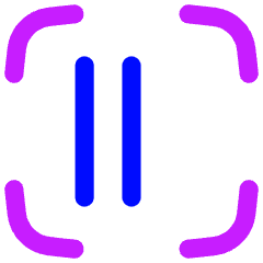 Align Two Left Frame Icon from Flex Neon Set