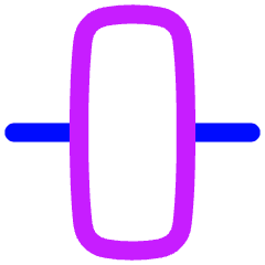 Align Vertical Center 2 Icon from Flex Neon Set