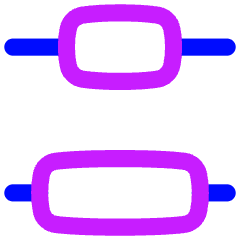 Distribute Center Vertical Icon from Flex Neon Set