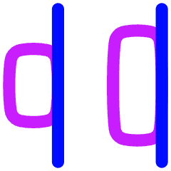 Distribute Right Icon from Flex Neon Set