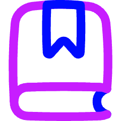 Bookmark Book Icon from Flex Neon Set