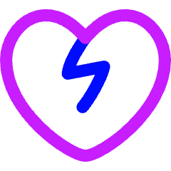 Broken Heart Icon from Flex Neon Set
