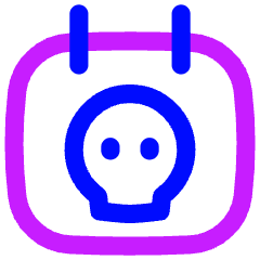 Calendar Deadline Icon from Flex Neon Set