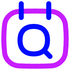 Calendar Search Icon from Flex Neon Set