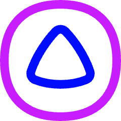 Color Triangle Icon from Flex Neon Set