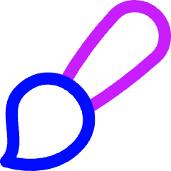 Paintbrush 2 Icon from Flex Neon Set