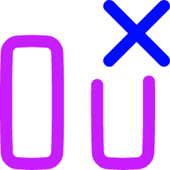 Delete Column Icon from Flex Neon Set