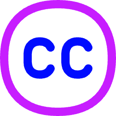 Creative Commons Icon from Flex Neon Set